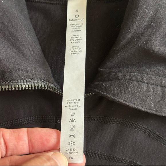 Lululemon Stride Jacket II Hooded Black Size 4 - Picture 11 of 15